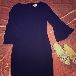 Calvin Klein trumpet sleeve dress
